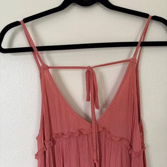 Wild Fable | Coral Tiered Flowy Dress | Size Small - Picture 10 of 10